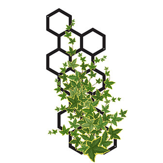 Gartenstecker mit den Motiven Eichhörnchen und Vogel in verschiedenen Farben