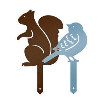 KNOBLOCH Gartenstecken für Pflanzen und Beete in verschiedenen Farben und Motiven