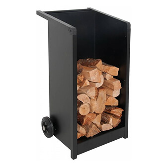 KNOBLOCH Kaminholzwagen aus Stahlblech