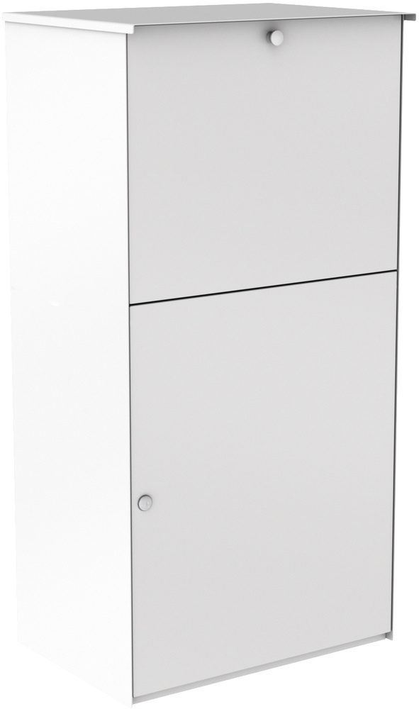 Paketbox KNOBOX PRO 10 | XL-Paketkasten für viele Pakete | für alle Lieferdienste | Weiß