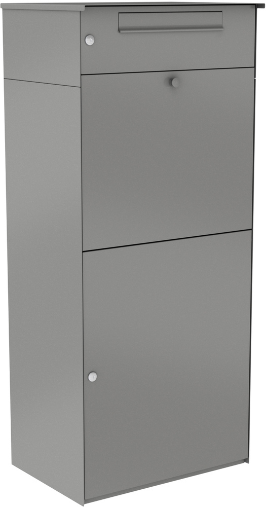 Paketbox KNOBOX PRO 11 | XL-Paketkasten für viele Pakete | für alle Lieferdienste | Grau