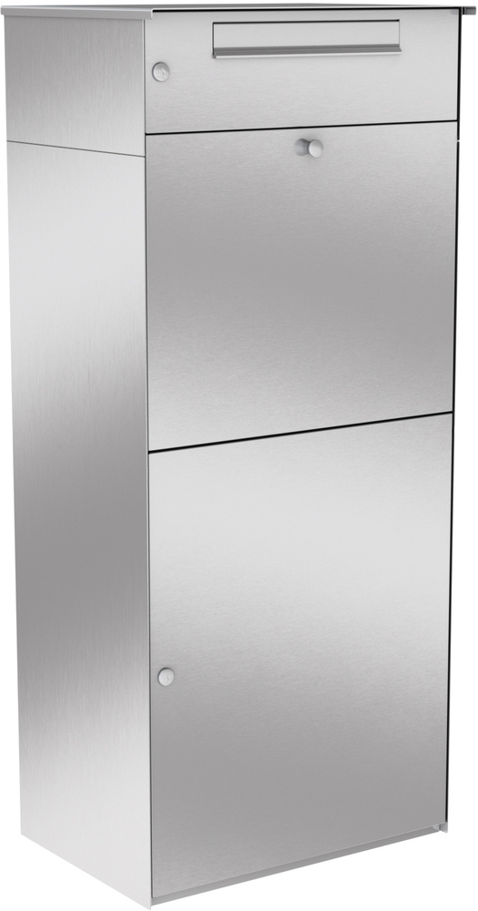 Paketbox KNOBOX PRO 11 | XL-Paketkasten für viele Pakete | für alle Lieferdienste | Edelstahl