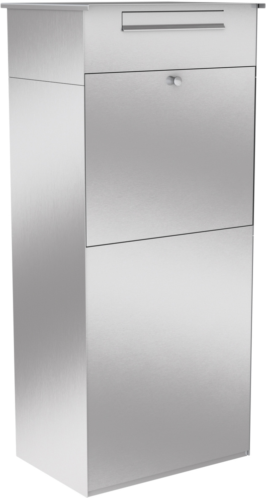 Paketbox KNOBOX PRO 11Z | XL-Paketkasten für viele Pakete | für alle Lieferdienste | Edelstahl