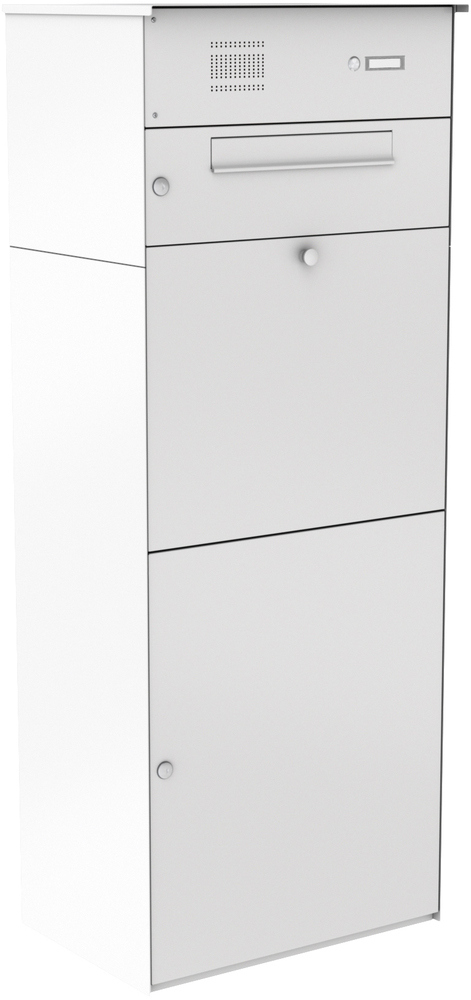 Paketbox KNOBOX PRO 12 | XL-Paketkasten für viele Pakete | für alle Lieferdienste | Weiß