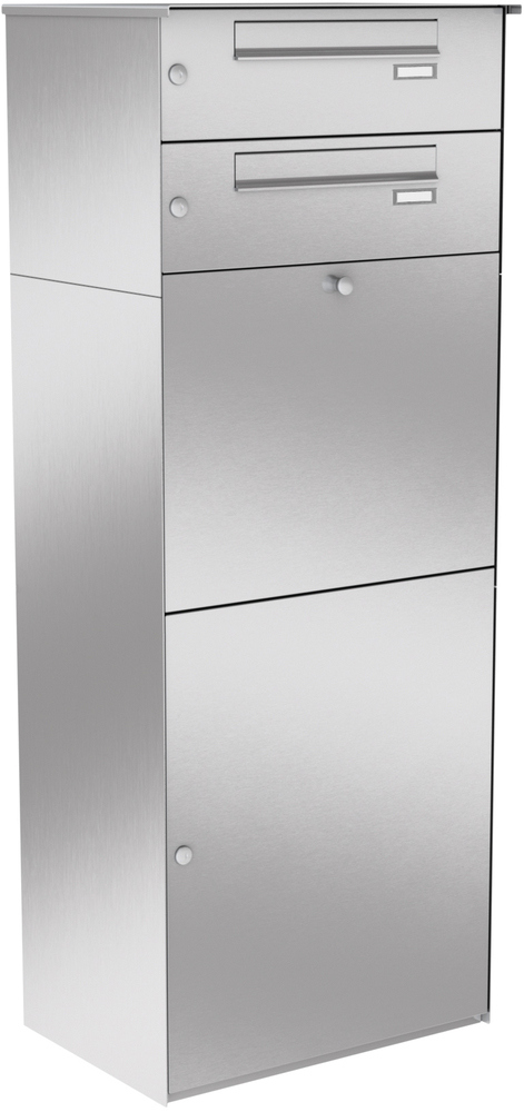 Paketbox KNOBOX PRO 13 | XL-Paketkasten für viele Pakete | für alle Lieferdienste | Edelstahl