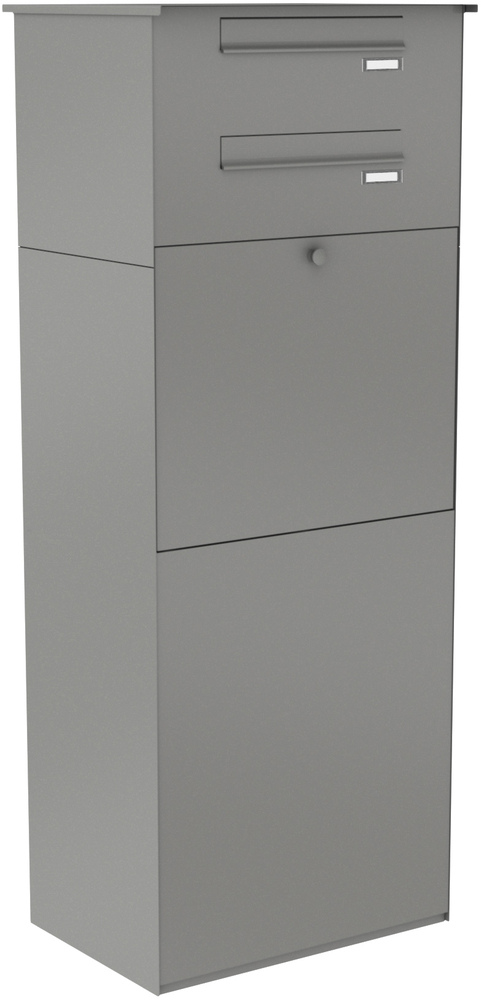 Paketbox KNOBOX PRO 13Z | XL-Paketkasten für viele Pakete | für alle Lieferdienste | Grau