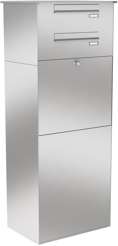 Paketbox KNOBOX PRO 13Z | XL-Paketkasten für viele Pakete | für alle Lieferdienste | Edelstahl