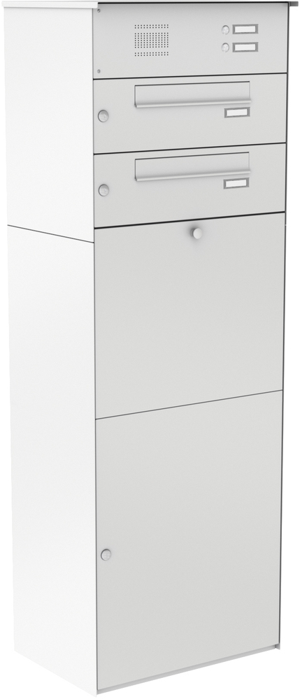 Paketbox KNOBOX PRO 14 | XL-Paketkasten für viele Pakete | für alle Lieferdienste | Weiß