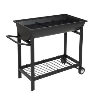 Hochbeet auf Rollen | DP1020 | Schwarz | Outdoor
