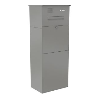 Paketbox KNOBOX PRO 12Z | XL-Paketkasten für viele Pakete | für alle Lieferdienste | Grau