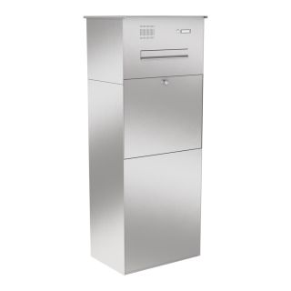 Paketbox KNOBOX PRO 12Z | XL-Paketkasten für viele Pakete | für alle Lieferdienste | Edelstahl