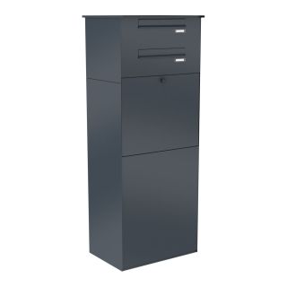 Paketbox KNOBOX PRO 13Z | XL-Paketkasten für viele Pakete | für alle Lieferdienste | Anthrazit