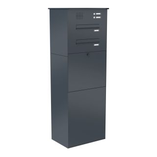 Paketbox KNOBOX PRO 14Z | XL-Paketkasten für viele Pakete | für alle Lieferdienste | Anthrazit