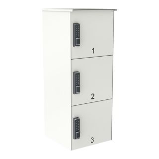 Abholstation | PIKNO | 330 mm hoch | Weiß | 3er