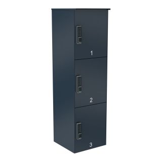 Abholstation | PIKNO | 440 mm hoch | Anthrazit | 3er