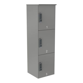 Abholstation | PIKNO | 440 mm hoch | Grau | 3er