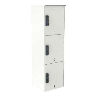 Abholstation | PIKNO | 440 mm hoch | Weiß | 3er
