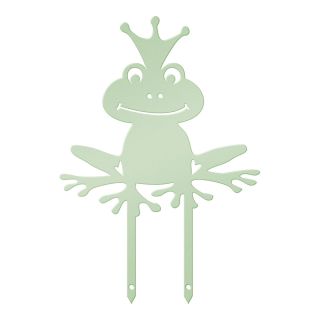 Gartenstecker | Froschkönig | Grün
