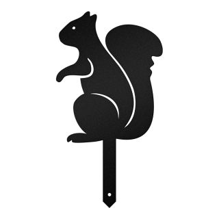 Gartenstecker | Eichhörnchen | Schwarz