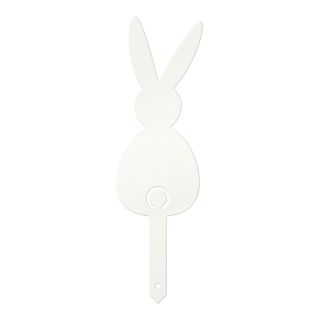 Gartenstecker | Hase 1 | Weiß