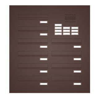 KNOBLOCH Türseitenteil-Briefkastenanlage