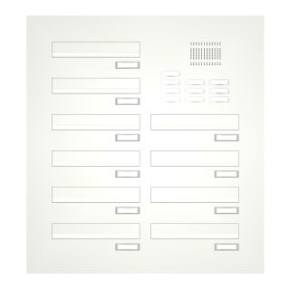 KNOBLOCH Türseitenteil-Briefkastenanlage