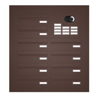 KNOBLOCH Türseitenteil-Briefkastenanlage