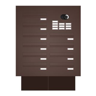 KNOBLOCH Türseitenteil-Briefkastenanlage