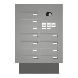 KNOBLOCH Türseitenteil-Briefkastenanlage