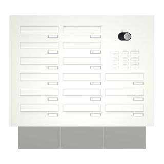 KNOBLOCH Türseitenteil-Briefkastenanlage