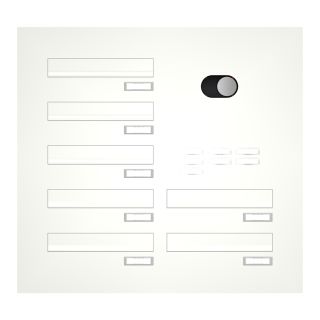 KNOBLOCH Türseitenteil-Briefkastenanlage