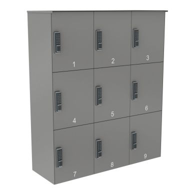 Abholstation | PIKNO | 440 mm breit | Grau | 9er