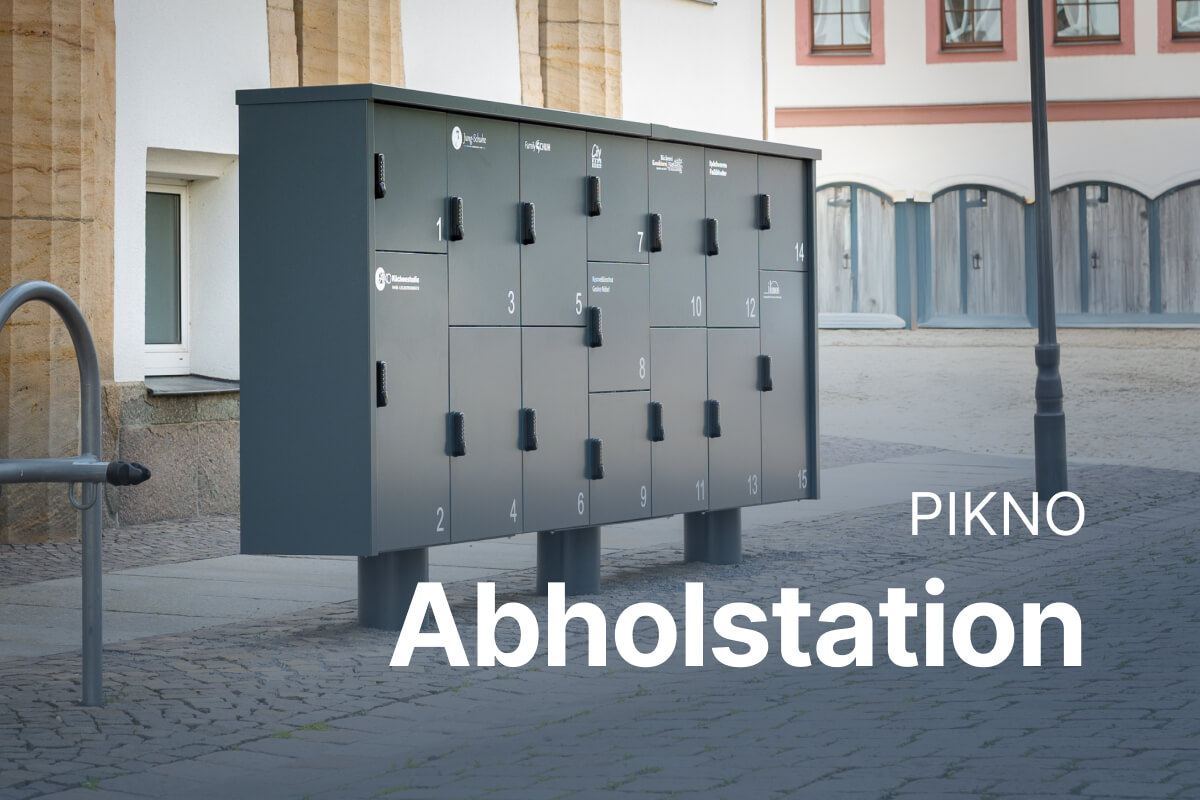PIKNO - die Mehrzweck-Abholstation für Intralogistik, Paket- und Warenempfang und -ausgabe
