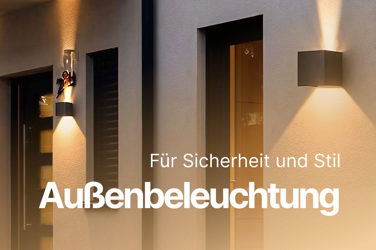 Außenleuchten für Sicherheit und Stil: Hell durch die dunkle Jahreszeit