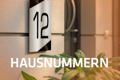 Hausnummern – stilvoll, modern und gut lesbar