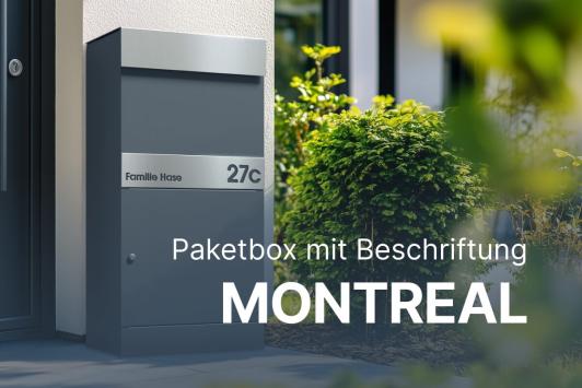 MONTREAL, die XXL-Paketbox für Vielbesteller & alle Zustelldienste
