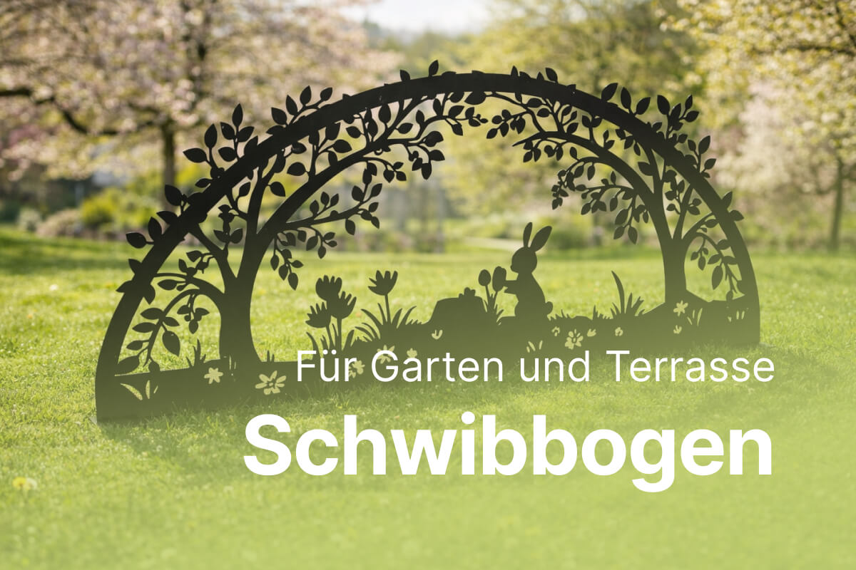 XXL-Schwibbögen für Garten und Terrasse mit Frühlingsmotiven