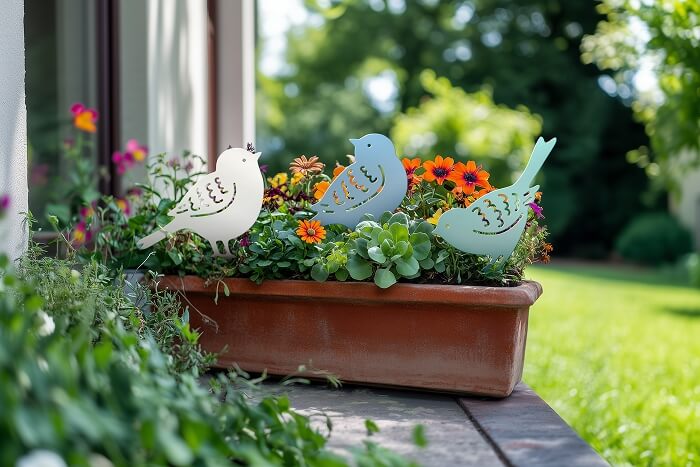 Gartenstecker von KNOBLOCH in verschiedenen Motiven und Farben