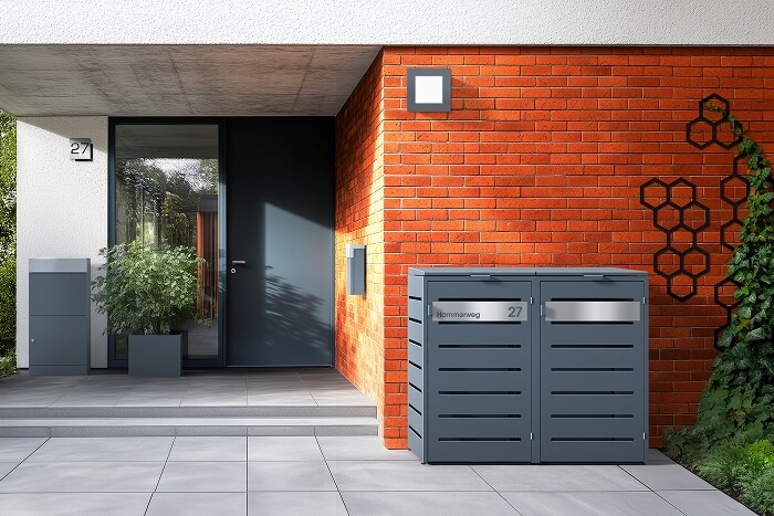 KNOBLOCH Produkte im Hauseingang